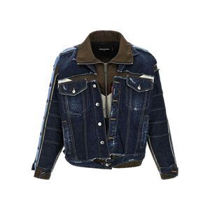 Dsquared² Blue Cotton Denim Men's Jacket